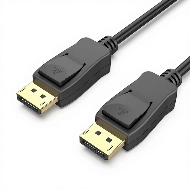 Male DP to DP 2.1 Active Optical Cable Custom Length Display Port Slim DP Fiber Optic Supports 4K/60Hz 2K/144Hz Compatible