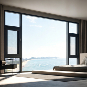 Offre Spéciale : Fenêtres et Portes en Aluminium Noir, Fenêtres à Battants et à Relevage, Fenêtres à Casement en Aluminium pour Maisons - Product Image 3