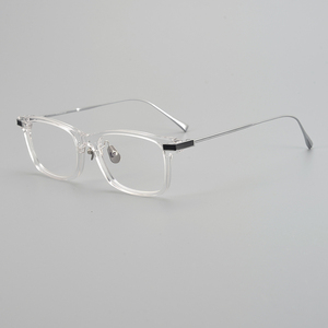 Gọng Kính Quang Học Nam Mới 2023 Gọng Kính Titan Acetate Có Tròng Kính Chống Xanh Gọng Kính Cao Cấp - Product Image 6