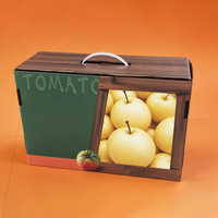 Carton ondulé portable de qualité alimentaire TongKun avec insert en pulpe personnalisé, emballage antichoc et écologique pour fruits