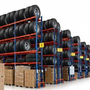 Système d'étagères de stockage robustes avec revêtement en poudre pour entrepôt frigorifique et équipement de stockage intensif - Product Image 1
