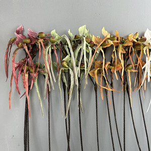 รองเท้าแตะสตรีสไตล์เขตร้อน papiopedilum สำหรับตกแต่งแจกันในบ้านโรงแรม - Product Image 4