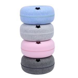 Peekaboo <span class=keywords><strong>Cat</strong></span> <span class=keywords><strong>Cave</strong></span> Cómodo Donut <span class=keywords><strong>Cat</strong></span> Nest Scratch Cama de túnel desmontable y lavable - Product Image 5
