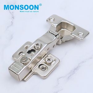 Charnières de meuble de cuisine en acier de 35 mm, invisibles, à fermeture amortie, pour porte de placard, charnières hydrauliques 3D. - Product Image 2