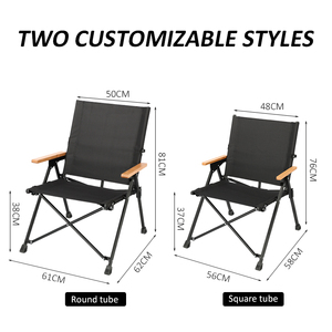 Customized Outdoor OEM Iron <b>Frame</b> Light Weight Foldable Floor Chairs Portable Foldable Camping Fishing Chair - Product Image 4