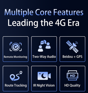 <span class=keywords><strong>Cam</strong></span>éra embarquée 4G avec télécommande, double objectif 2K+1080P, GPS Beidou double positionnement, surveillance de stationnement Wi-Fi, boîte noire de voiture 256 Go Wi-Fi - Product Image 5