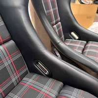 Sièges de course de luxe RECARO avec cadres en cuir et en fibre de carbone compatibles avec Audi A4/A3/A5 pour les séries 1/2/3 Moon Series