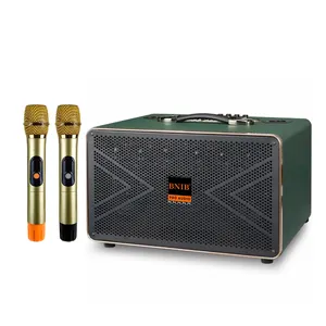 New Arrival 40W Powered Speakers Professional Active Wireless Portable Speaker With Microphone