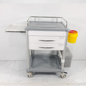 Carrito de Tratamiento Médico con Monitor para Pacientes, ABS, con Ruedas Silenciosas y Cajones, para Hospitales, Modelo GH690-52, en Oferta - Product Image 1