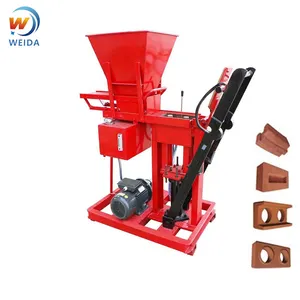 Qtc2-25 Eco Brava Soil Clay Interlocking Brick Making Machine for Sale Africa