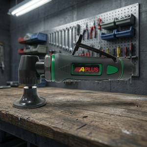 APLUS GSS-BD1235CN Air <b>Sander</b> Angle Type 2" Pad 16000RPM 0.3HP Composite Housing Rear Exhaust ISO Certified 1 Year Warranty OEM - Product Image 3