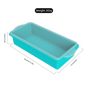 Moule à glaçons en silicone alimentaire réutilisable grande capacité sans BPA facile à nettoyer pour blocs de soupe – Vente en gros - Product Image 4