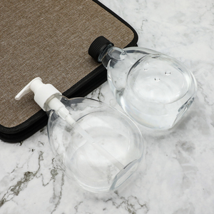 Transparent PET Plastic Bottle in 500ml