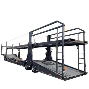 High Quality 2 Axle 8 Cars Semi Trailer Spare Tire Carrier