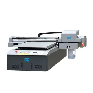 새로운 기술 UV 프린터 광택 화이트 CMYK LCLM UV6090 프린터 와이드 포맷 작은 평판 잉크젯 프린터