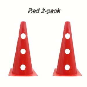 Cono da allenamento da 32 cm con foro <span class=keywords><strong>e</strong></span> palo barriera rimovibile per esercizi di calcio, basket <span class=keywords><strong>e</strong></span> percorsi a ostacoli - Product Image 4