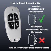Control Remoto RF 433.92mhz de Fábrica, Duplicador de Transmisor Cara a Cara para Puerta de Garaje y Barrera