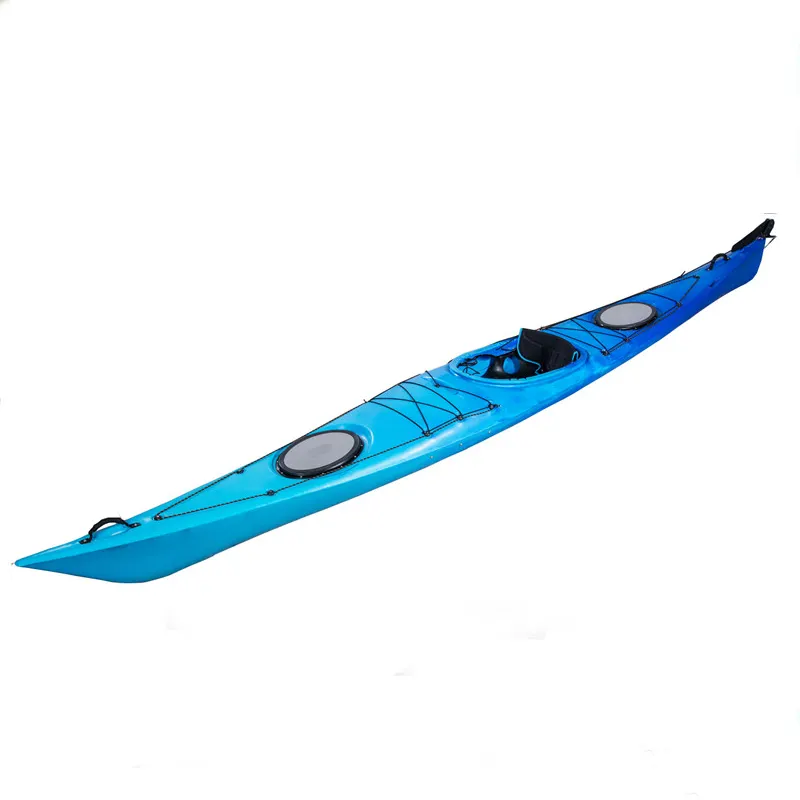 Kayak bleu, 1 pièce, longueur 520cm, pour la course en canoë, accessoire de navigation