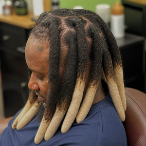 Extensions de dreadlocks en <span class=keywords><strong>cheveux</strong></span> humains noirs blonds ombrés très épais avec texture afro bouclée crépue - Product Image 2