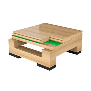 Plancher en bois de bouleau de terrain de basket de verrouillage/plancher de gymnase/plancher en bois dur d'érable de sport - Product Image 2