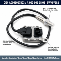 Nouveau capteur NOx 12V A0009057803 5WK97382 pour Mercedes Benz W213 W205 W253, capteur d'oxygène et d'azote avec garantie d'un an