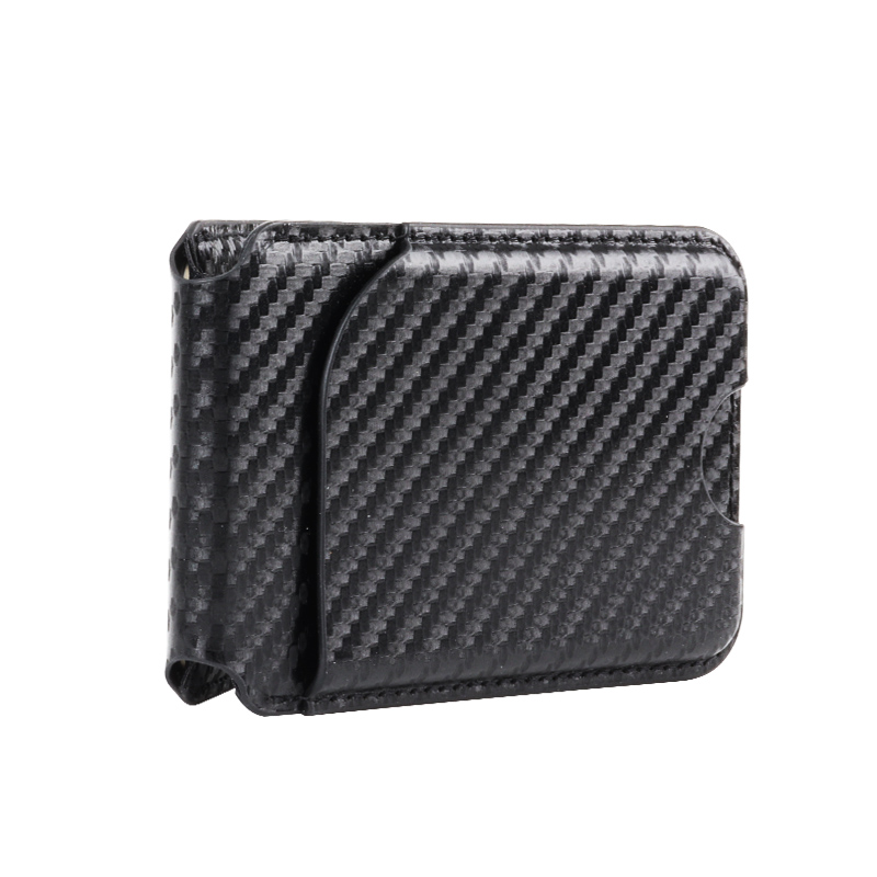 mens rfid blocking carbon fiber slim wallet