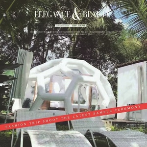 Football structurel étanche à l'air Transparent dôme tente PVC bulle maison avec pompe à air - Product Image 5