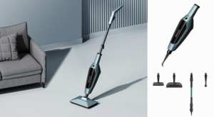 Vadrouille à <span class=keywords><strong>vapeur</strong></span> électrique portable à haute température 12 1 avec tête triangulaire pour voitures et canapés - Product Image 5