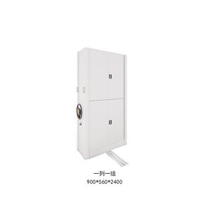 Industrial Adjustable High-Density Metal Rolling Track <b>File</b> <b>Cabinet</b> Compact Office Filing Archival Storage System Mobile Shelves - Product Image 3