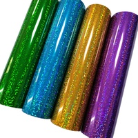 Anolly 1,22*50m aplicación brillante holográfica grieta vinilo color corte Plotter vinilo pegatina película