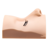 Nouveau petit mannequin d'extension de cils tête de cils pratique poupée factice beauté académie école formation tête