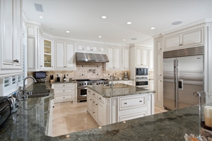 Armadi da <span class=keywords><strong>cucina</strong></span> realizzati a mano di lusso-mobili bianchi antichi personalizzati - Product Image 2