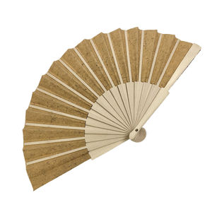 مروحة يدوية خشبية مزخرفة بشكل فراشة أنيقة مقاس 23 سم، مراوح يدوية مخصصة للبيع بالجملة، مروحة للرقص والديكور - Product Image 2