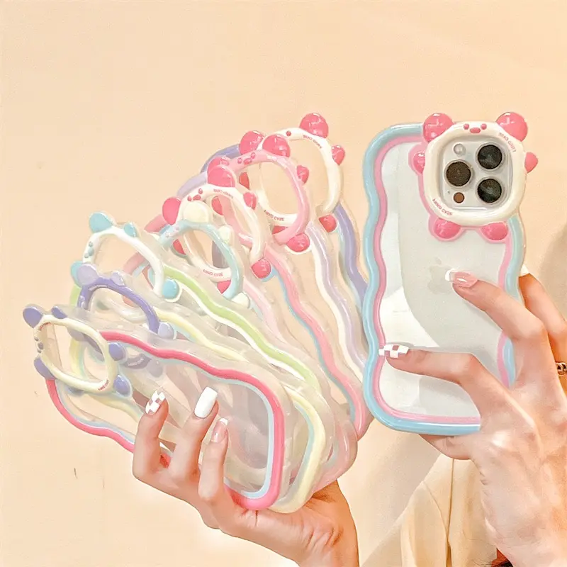 New Cute Cat Ears Candy Colors Phone Case Cover for IPhone 11 12 13 14 Pro X XS Max Shockproof Case for IPhone 14 pro max Cases