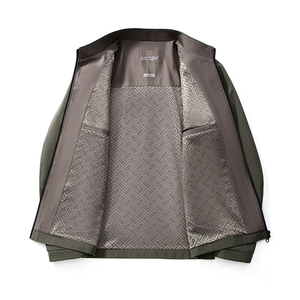 Veste décontractée coréenne à col baseball pour homme, nouvelle collection printemps-automne-hiver 2025, coupe jeune et mature, chaude et coupe-vent - Product Image 3