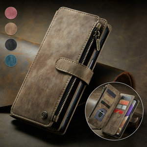 อุปกรณ์เสริม Caseme สำหรับ <span class=keywords><strong>Samsung</strong></span> Z Fold 3เคสหนัง PU แบบกระเป๋าสตางค์ยืดหยุ่นพร้อมช่องเสียบบัตรเคสโทรศัพท์แบบฝาพับ - Product Image 1