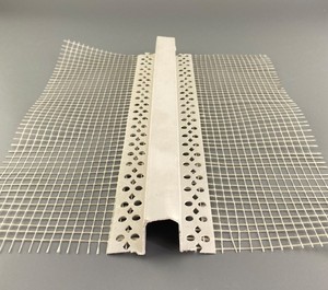 Profil d'angle en PVC avec maille de fibre de verre, résistant aux fissures, pour plâtre extérieur, cornière de plâtre pour bâtiment - Product Image 3