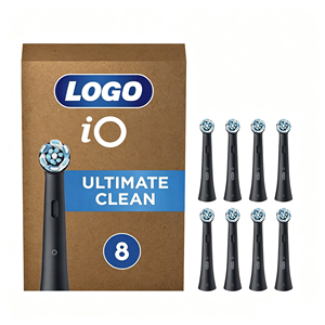 Nuevo Producto OL W2 C3 Cabezales de Cepillo de Dientes Eléctrico Blancos y Negros, Repuestos Compatibles, Paquete de 4 - Product Image 1