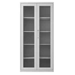 Hot Sale Office Furniture Metal File Cabinet Manufacturers Metal 2 Door Cupboard Steel Storage Filing Cabinet