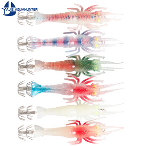 9.5g 10cm PVC nhựa mực móc jigs biển bạch tuộc mực thu hút mềm tôm mực đồ gá lắp - Product Image 1