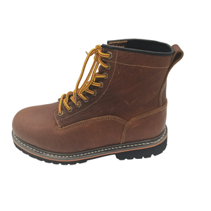 JDS Minyak Lilin Kulit Panoply Mewah Baja Kaki <span class=keywords><strong>Rigger</strong></span> Bicap <span class=keywords><strong>Safety</strong></span> Boot untuk Pria - Product Image 5