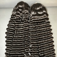 Perruque frontale en dentelle HD 13x6 à ondulations profondes de 30 pouces, cheveux humains bruts, densité 250, perruque brésilienne en cheveux humains, perruques frontales en dentelle HD pré-épilées