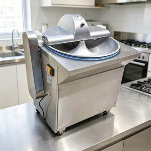 Commercial Stainless Steel Electric Meat Bowl <b>Cutter</b> for Sausage Dumpling <b>Vegetable</b> Meat Processing Shredding Chopping Machine - Product Image 2