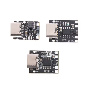 Panel de Carga Ultra Pequeño para Baterías de Litio, Módulo Cargador de Baterías de Litio Ternarias de 1A, 3.7V-4.2V, Tipo-C con Placa de Protección - Product Image 1