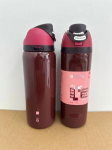 Bouteille d'Eau Sportive Owaal Isotherme en Acier Inoxydable sans BPA 2025 Personnalisée, Double Boisson, avec Couvercle et Paille - Product Image 2