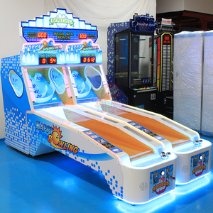 Machine de jeu d'arcade à monnayeur pour 2 joueurs, type Happy Bowling, avec système de récompense par tickets et enregistrement des scores - Product Image 6