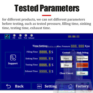 Vakuum dichtung Leckte st maschine Flaschen leckte ster Profession eller Wasserdruck prüfer Uhrengehäuse Wasserdichtes Tester werkzeug - Product Image 4