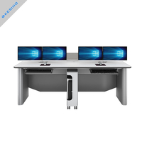 Kesino Mobilier de bureau moderne en métal Sécurité publique Dispatching Control Room Consoles Dispatcher Table Table élévatrice