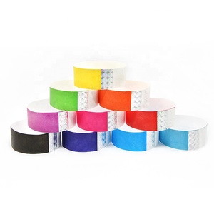 Kunden spezifische synthetische Papier armbänder Einmal gebrauch Events Festival Party Armband Tyvek Armbänder Papier Tyvek Armband - Product Image 4