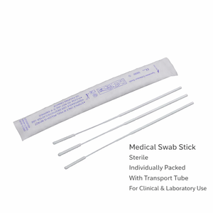 Écouvillon d'échantillonnage jetable en nylon floqué de 150 mm pour usine - Product Image 4